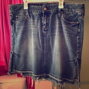 Express Jean Skirt